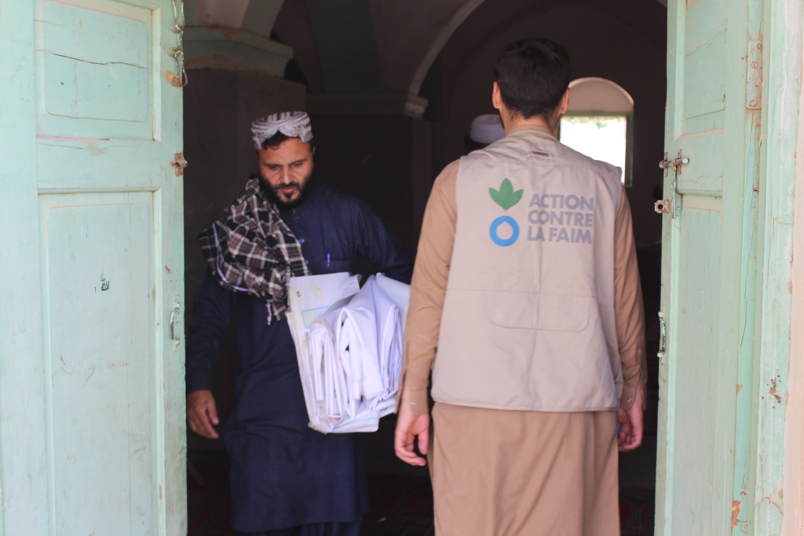 Cash distribution in Helmand region Afghanistan.